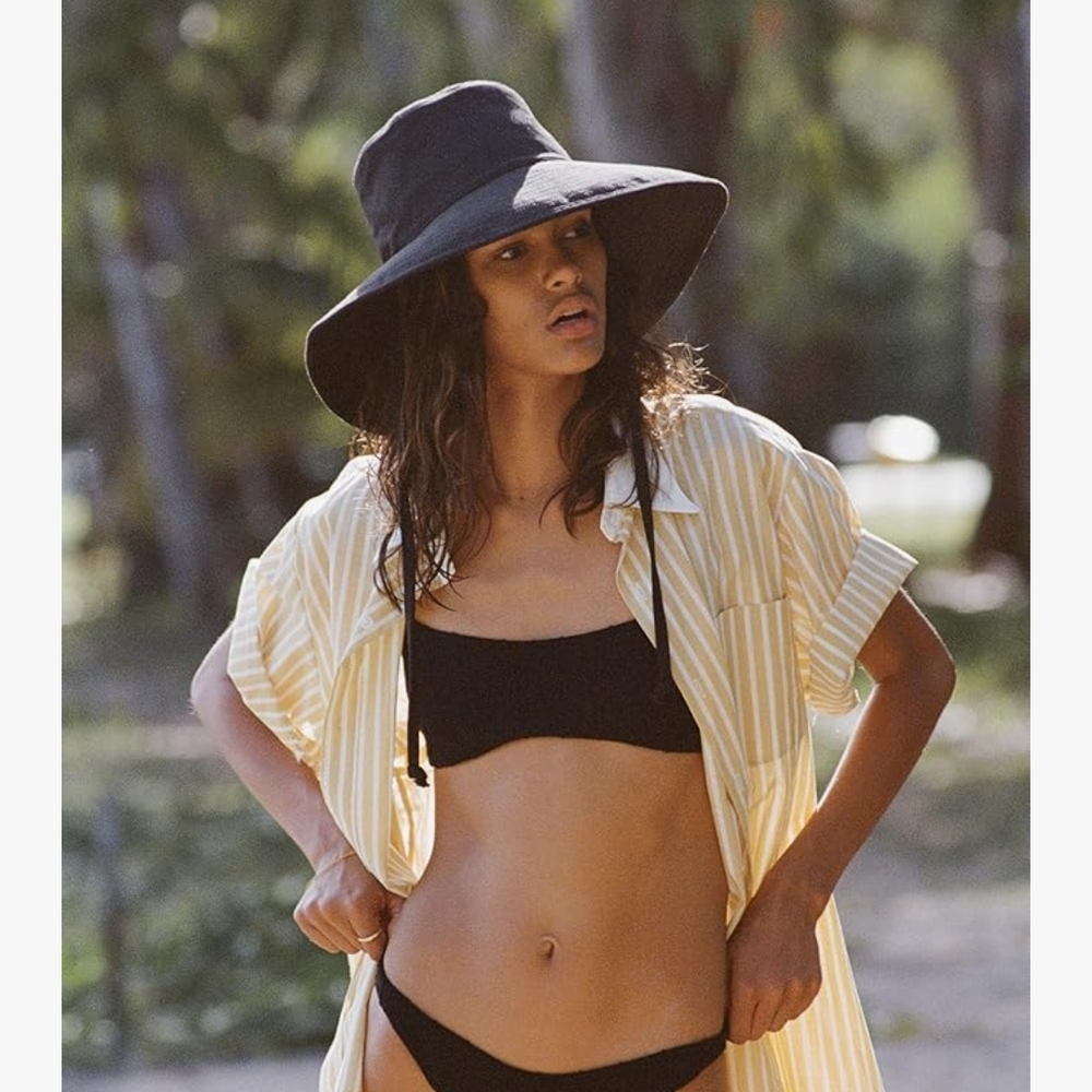 Lack Of Color Black Bucket Hat